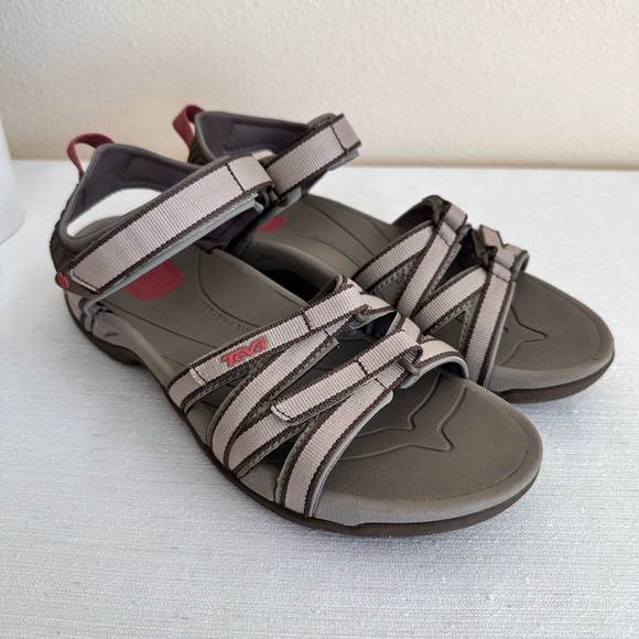Teva Light Brown Adjustable Ankle Strap Sport Sandals Women’s 9 - Picture 14 of 14